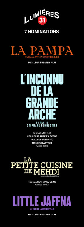 7 nominations · LUMIÈRES DE LA PRESSE INTERNATIONALE 2026