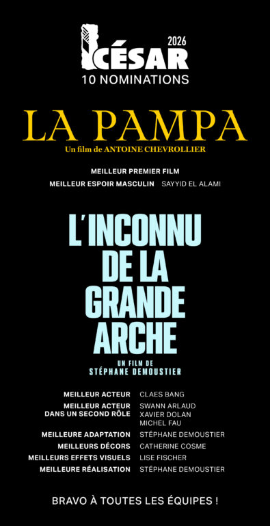 10 nominations · César 2026
